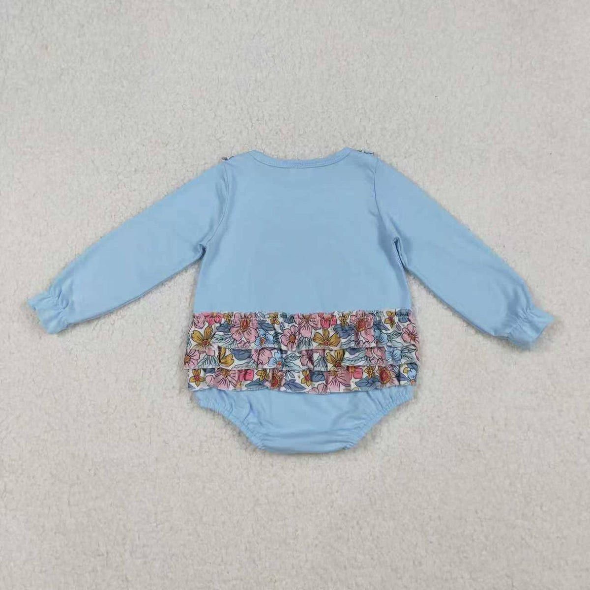 Blue Pumpkin Ruffle Bubble