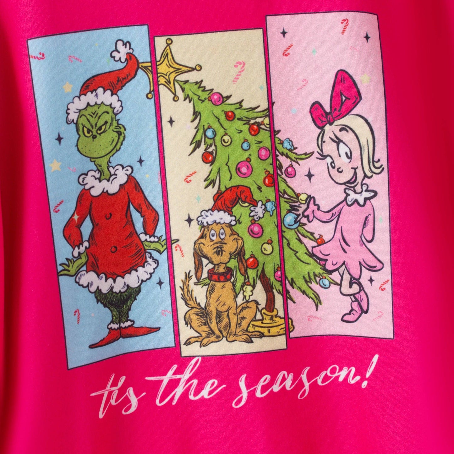 Pink Grinch Pants Set