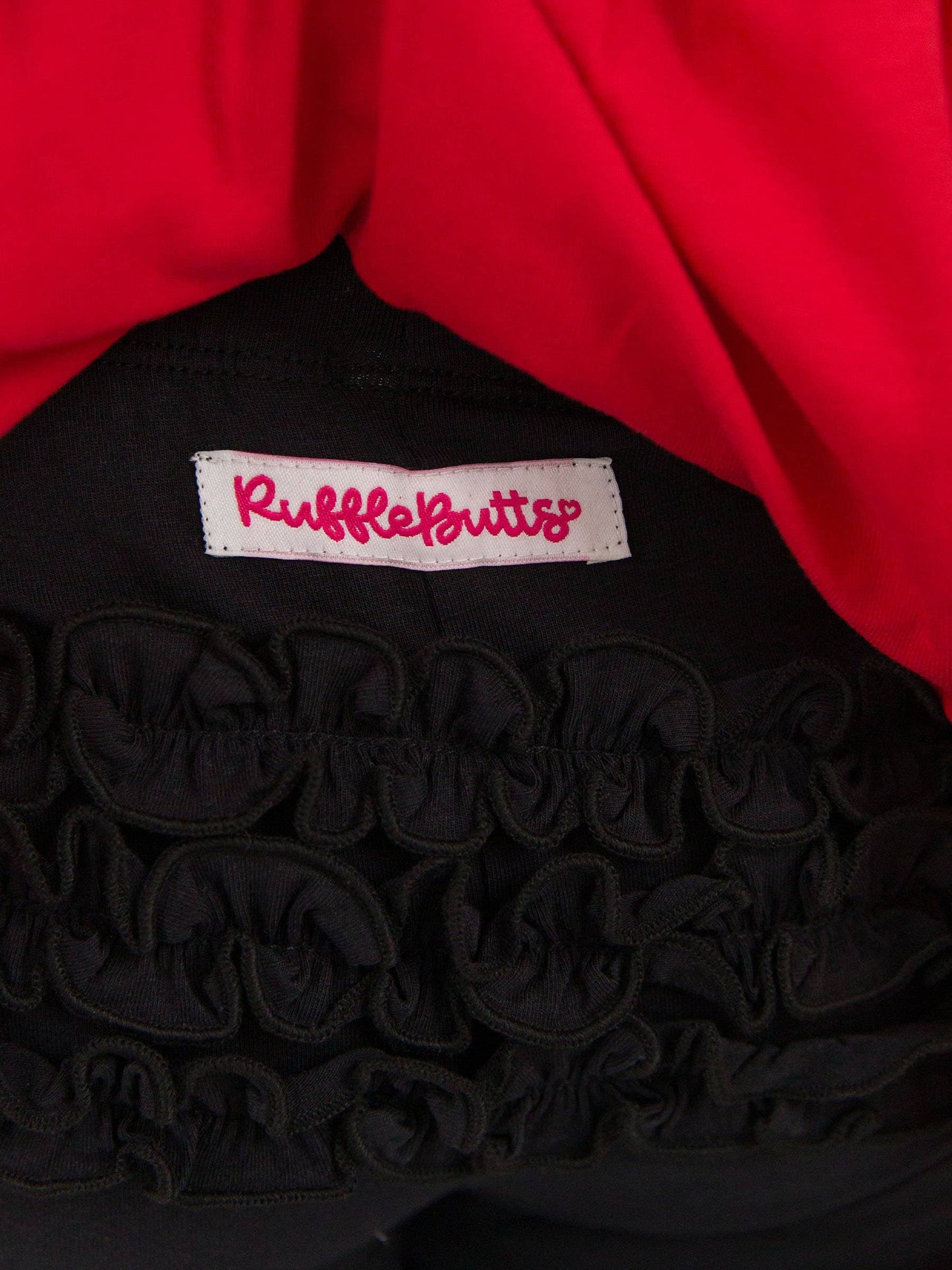 Toddler Girls Black Classic Ruffle Leggings