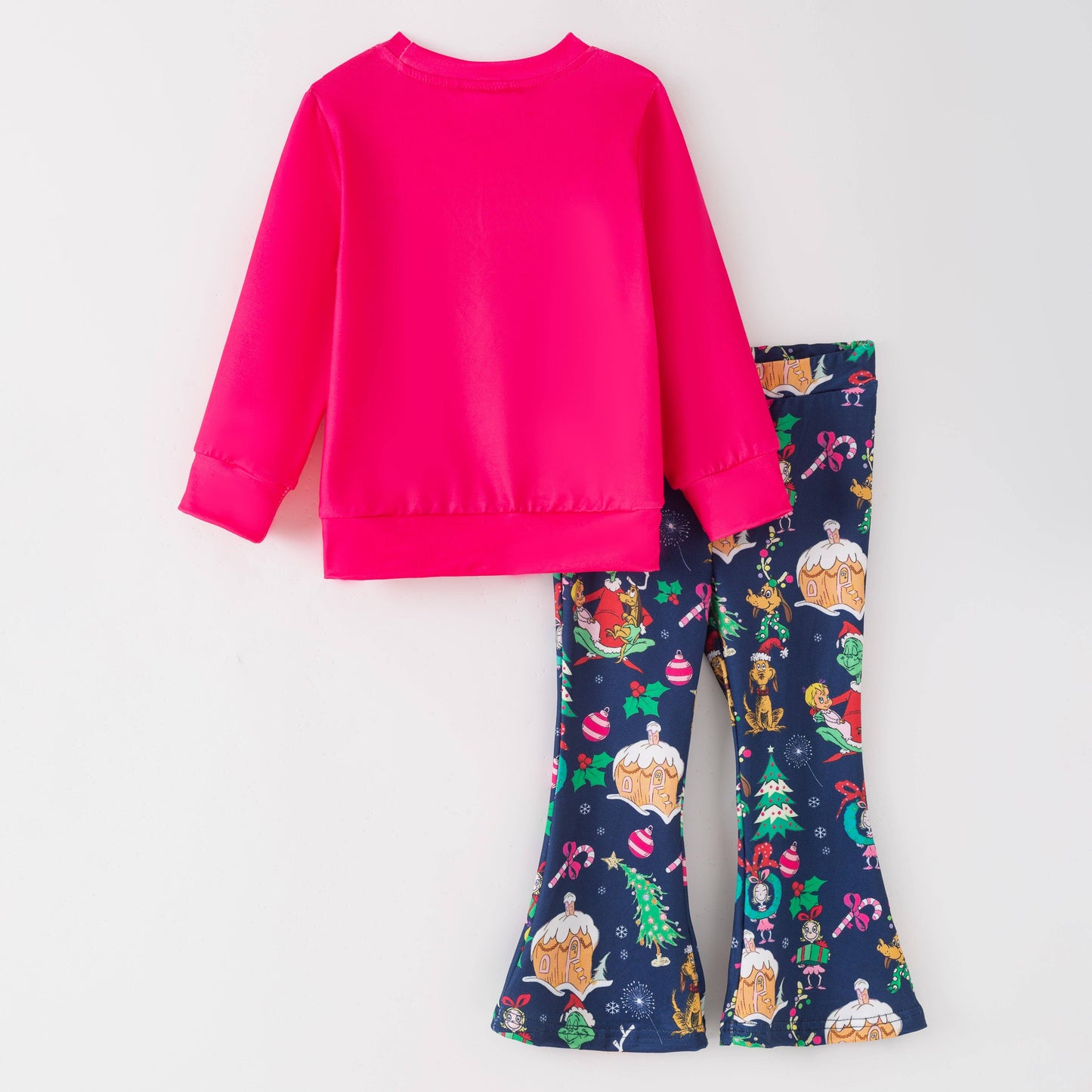Pink Grinch Pants Set