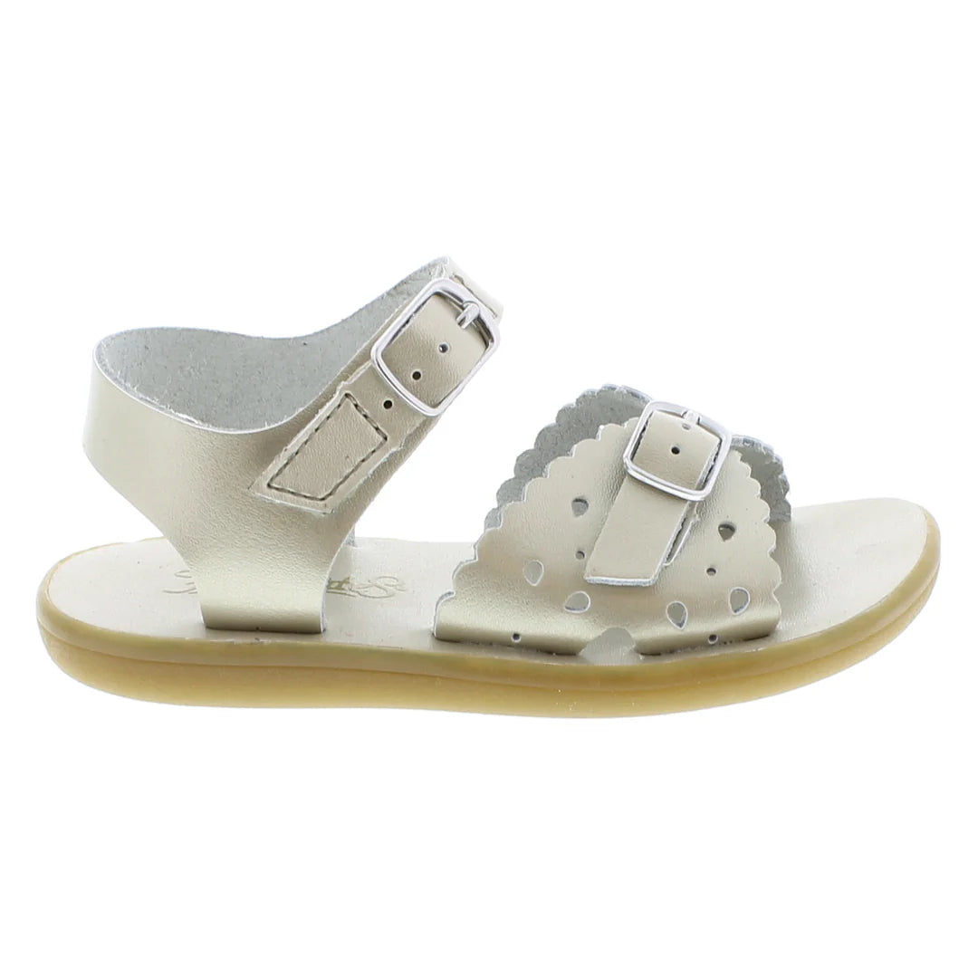 Gold Eco-Ariel Footmates Sandals