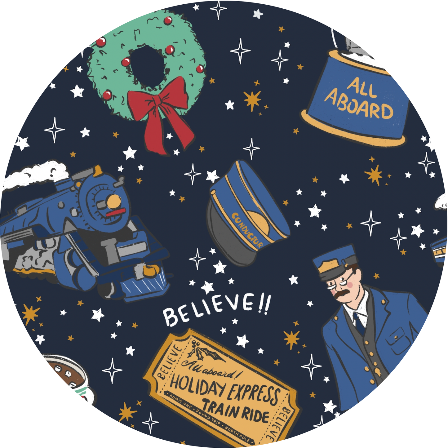 Hot Cocoa Express Convertible Footies