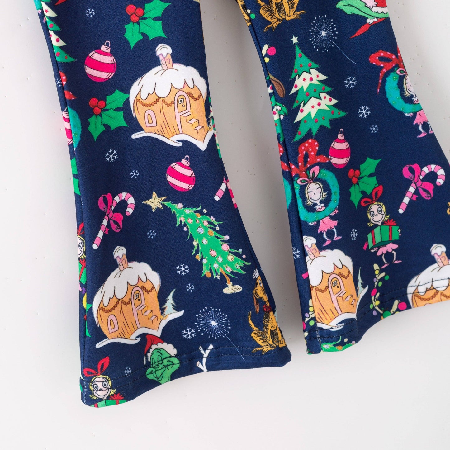 Pink Grinch Pants Set