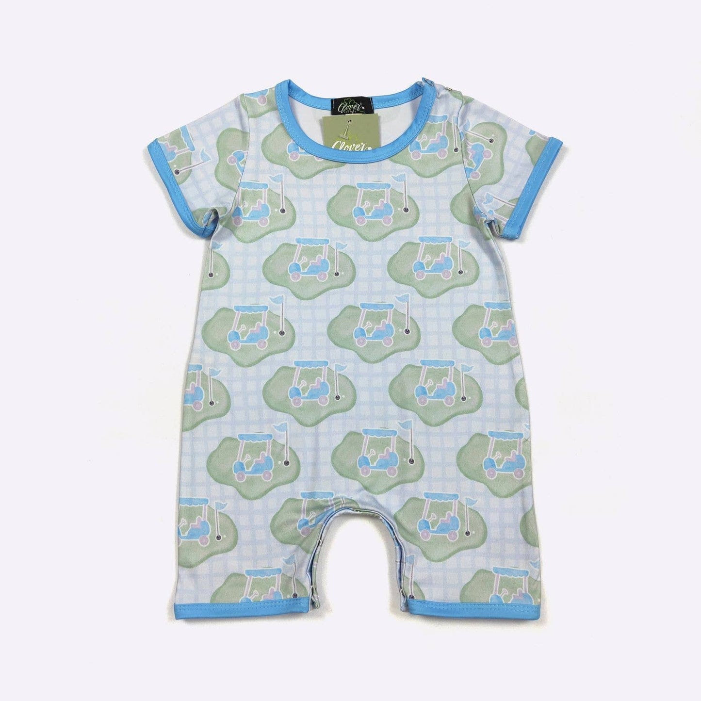 Golf Cart Boy Romper