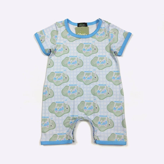 Golf Cart Boy Romper