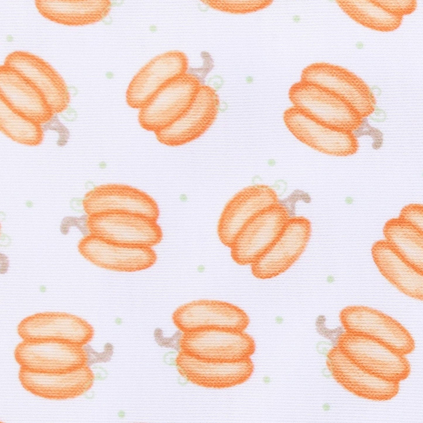 Pumpkin Print Ruffle Bubble