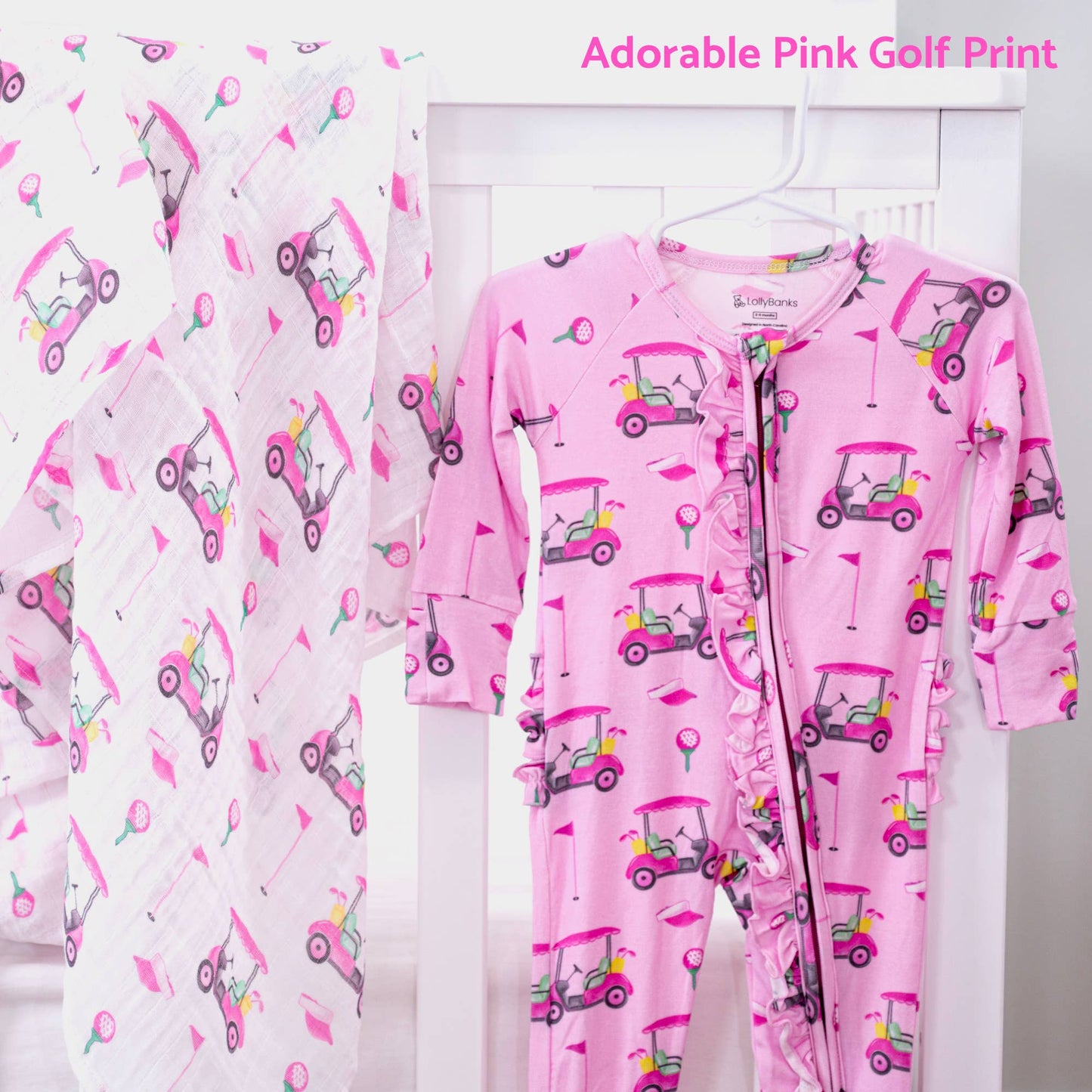 Pink Birdie Golf Zippy