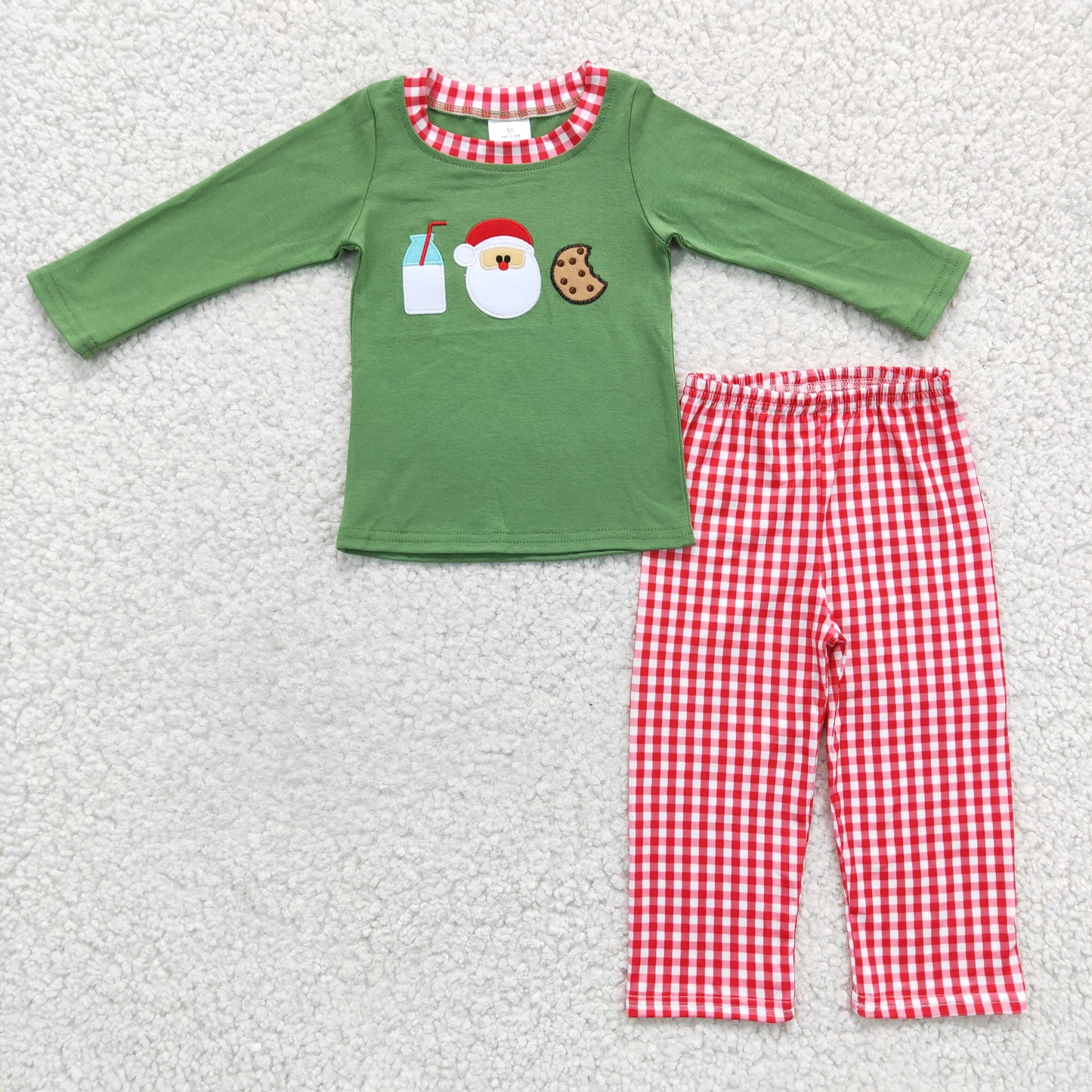 Green Santa Boys Set