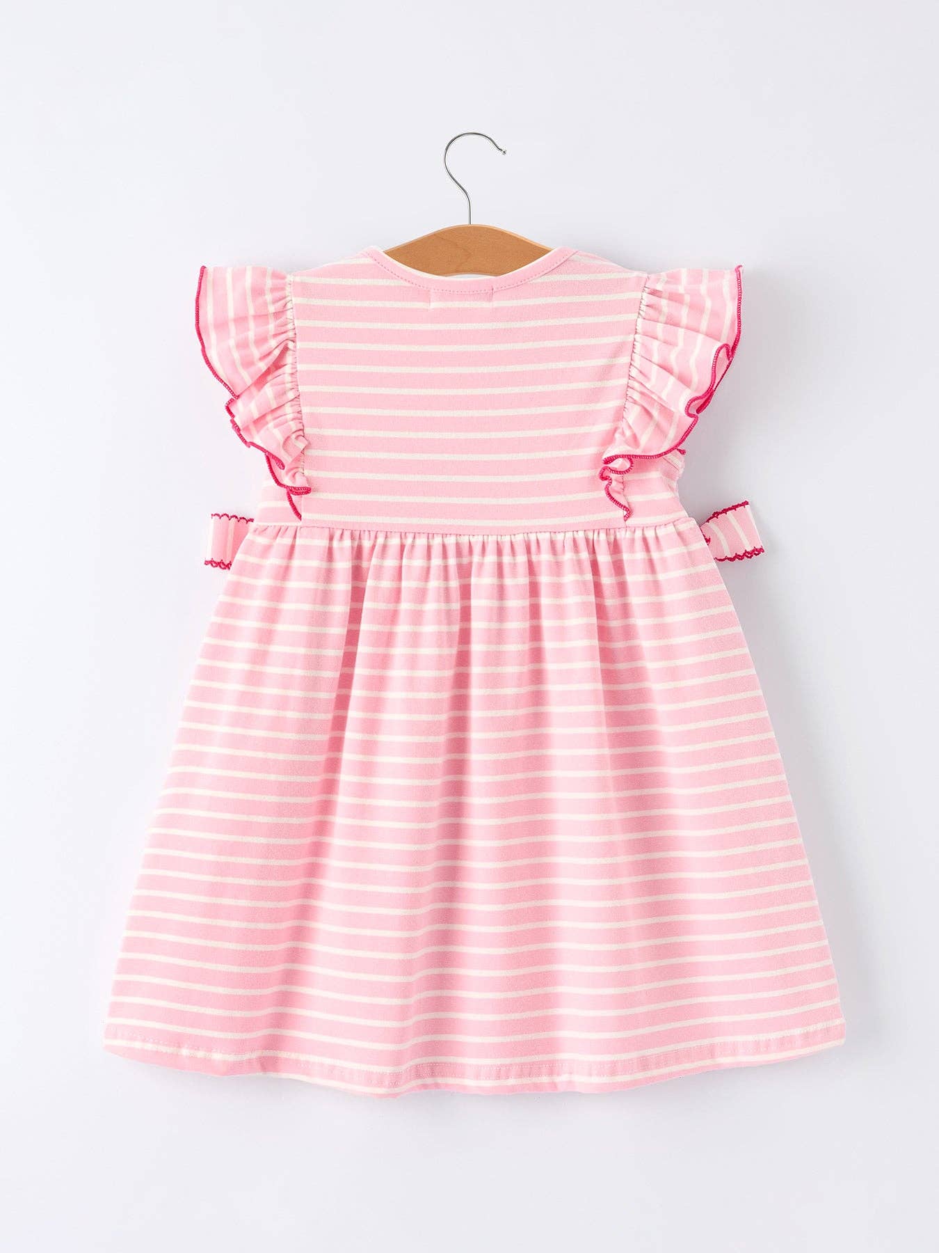 Strawberry Embroidery Smocked Dress