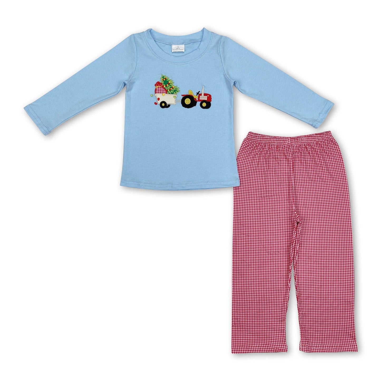 Christmas Tree Truck Pants Set