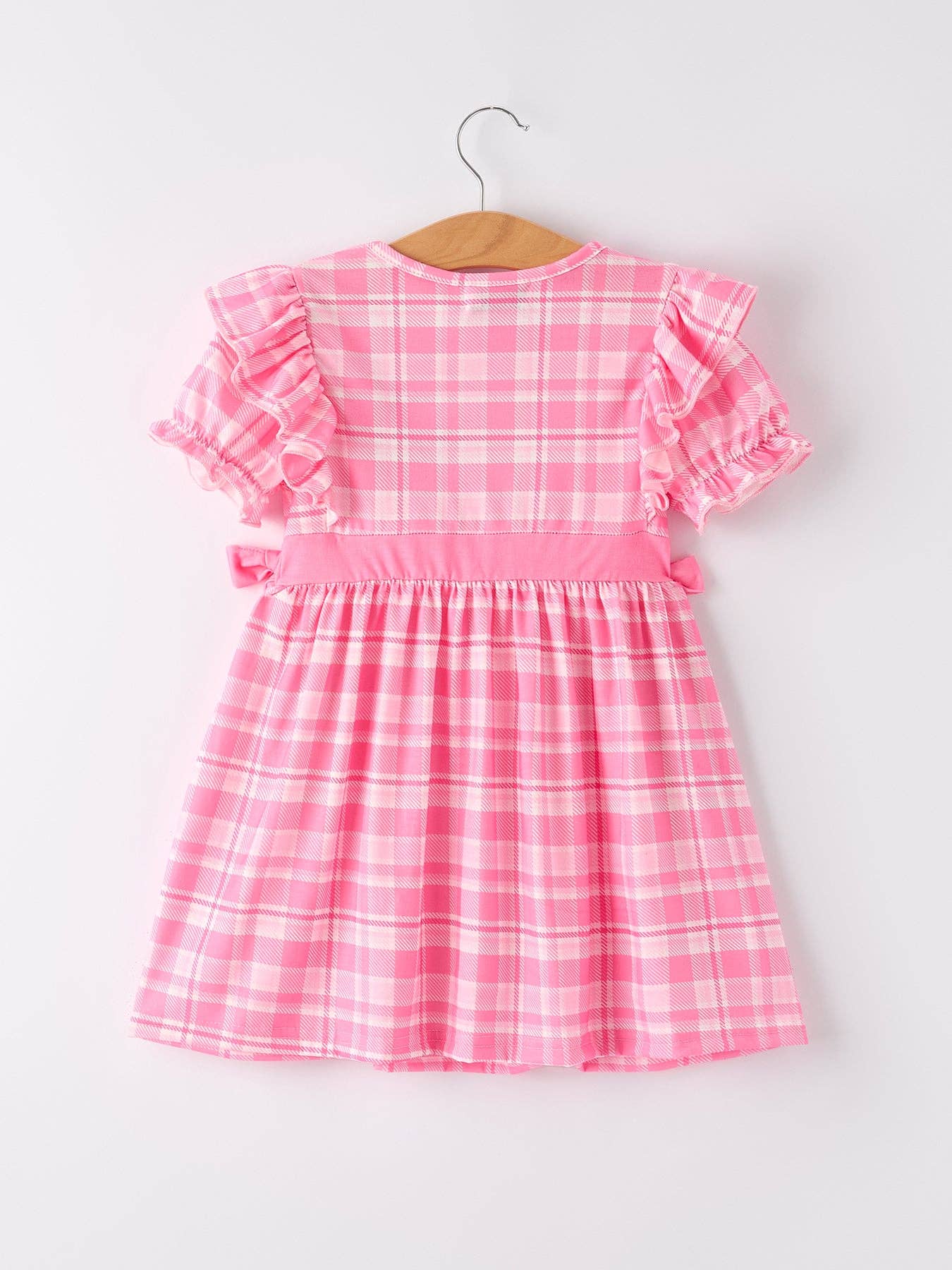 Pink Plaid Cross Dress