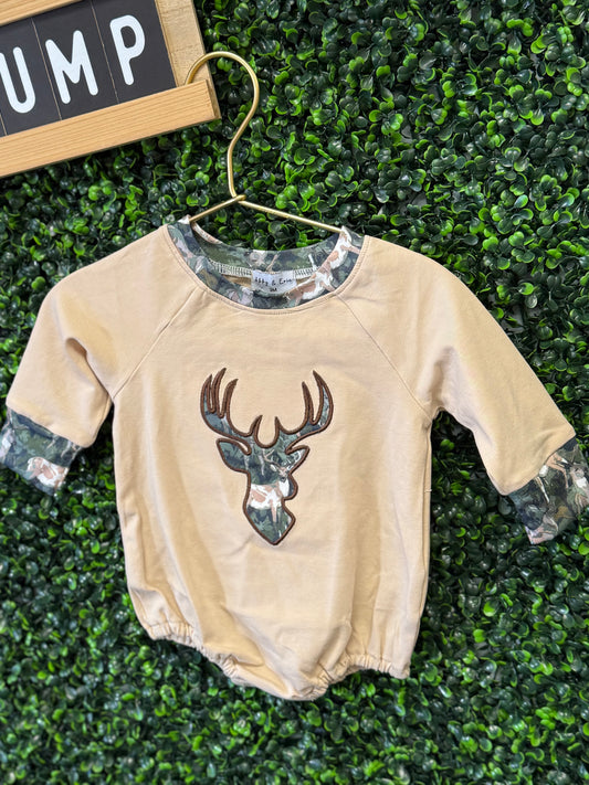 Camo Deer Bubble Khaki