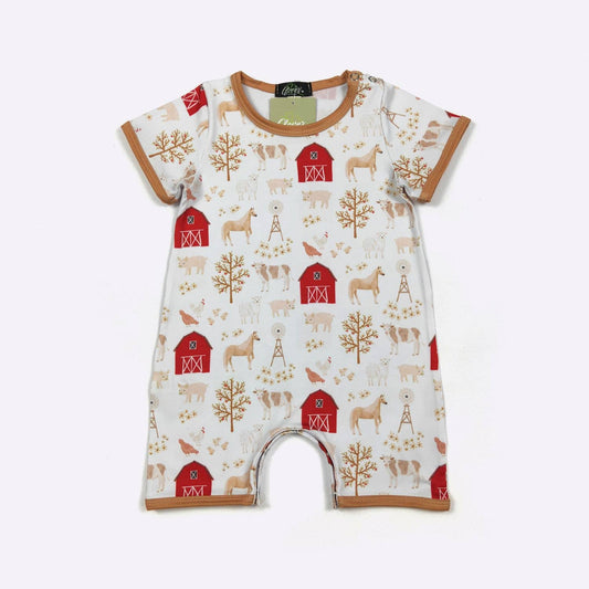 Apple Homestead Boy Romper
