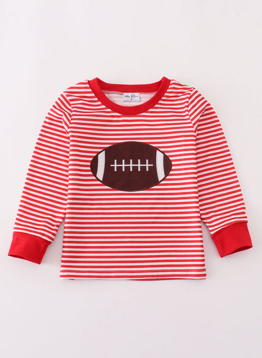 Red Football Top
