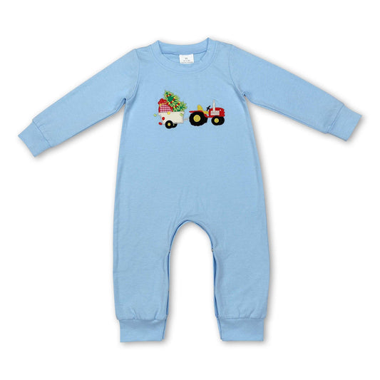 Christmas Tree Truck Romper