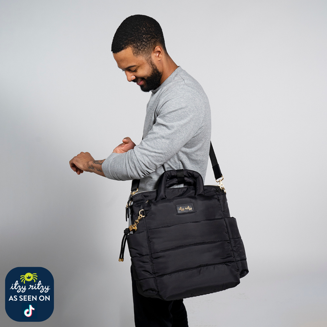 *NEW* Dream Convertible™ Midnight Black Diaper Bag
