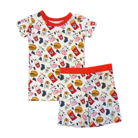 Chic Fil A Bamboo 2pc Short Set