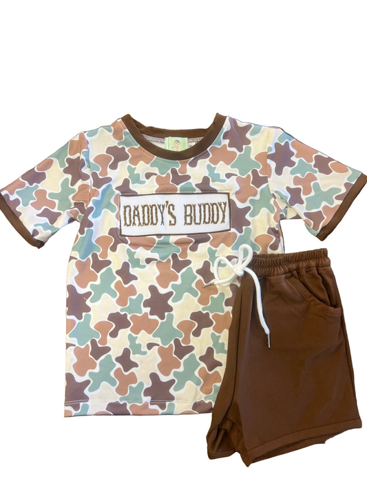 Daddy's Buddy 2pc Short Set