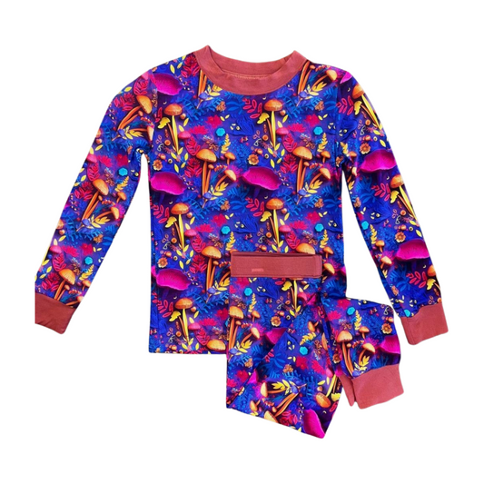 Enchanted Mushroom Bamboo 2pc Pant Set