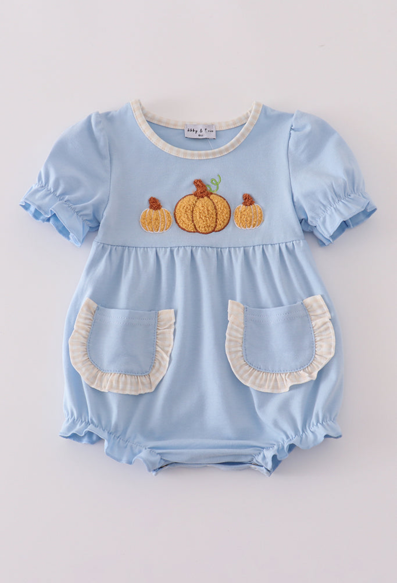 Blue Pumpkin French Knot Bubble