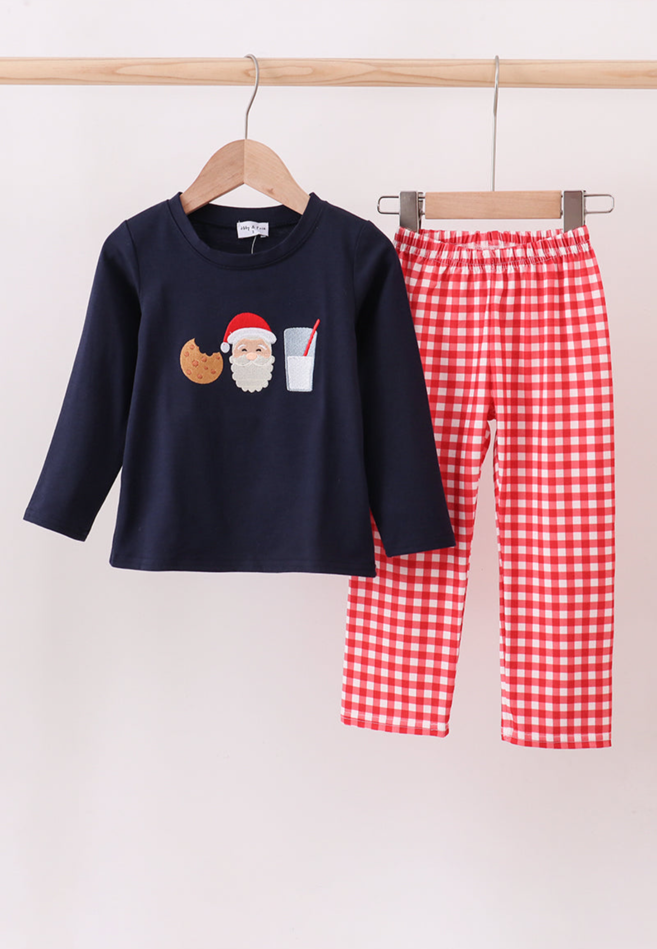 Santa Milk and Cookies Boys Pant Set