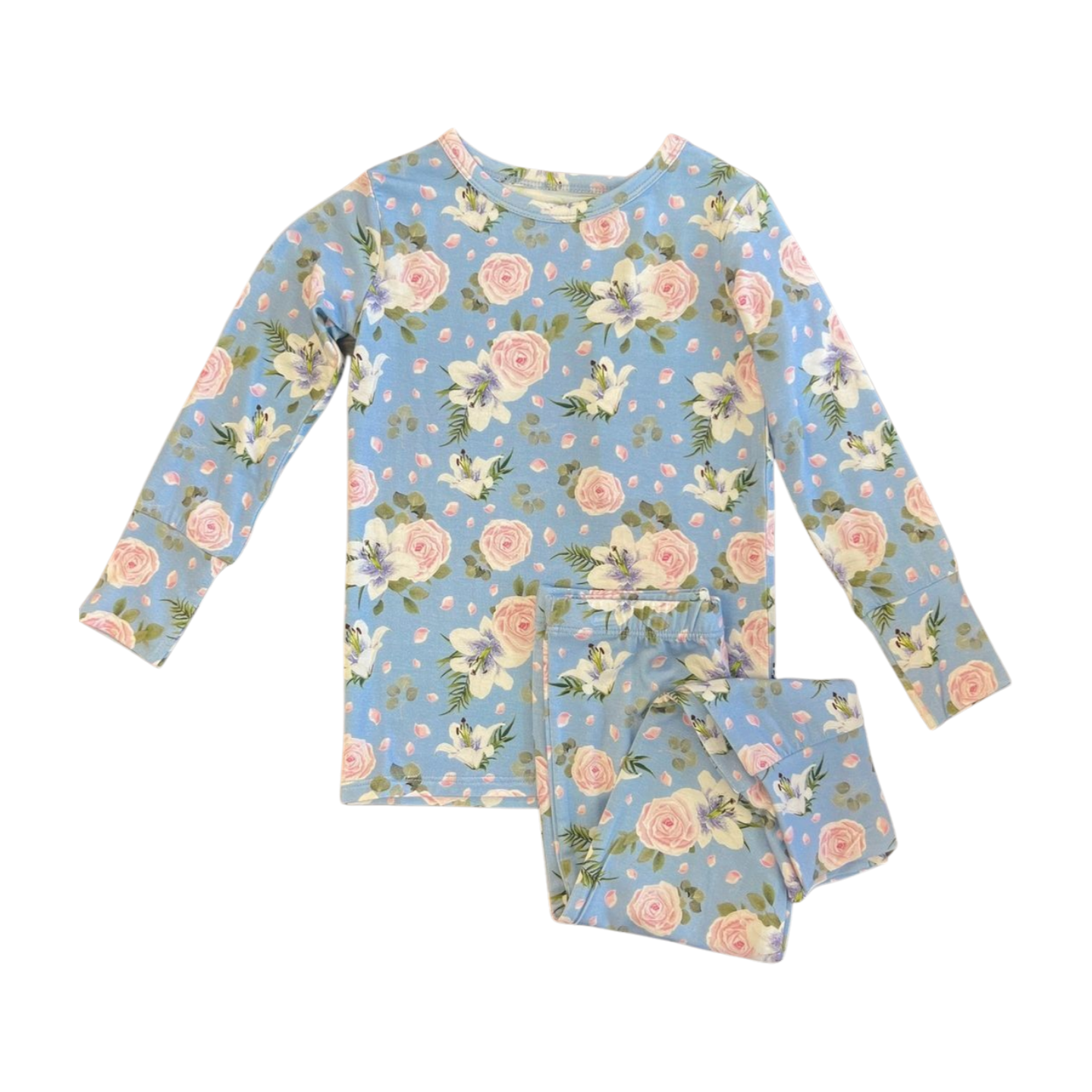 Lillian Floral Bamboo 2pc Pant Set