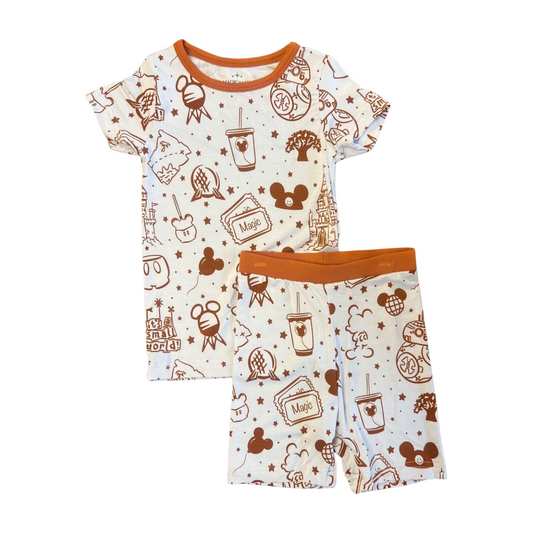 Park Nostalgia Bamboo 2pc Short Set