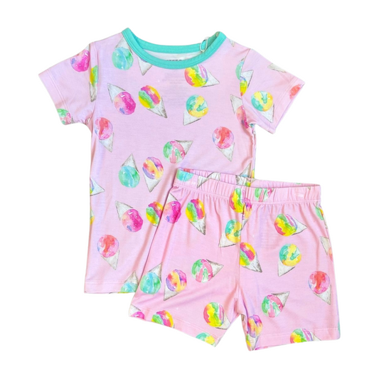 Snowcone Bamboo 2pc Short Set