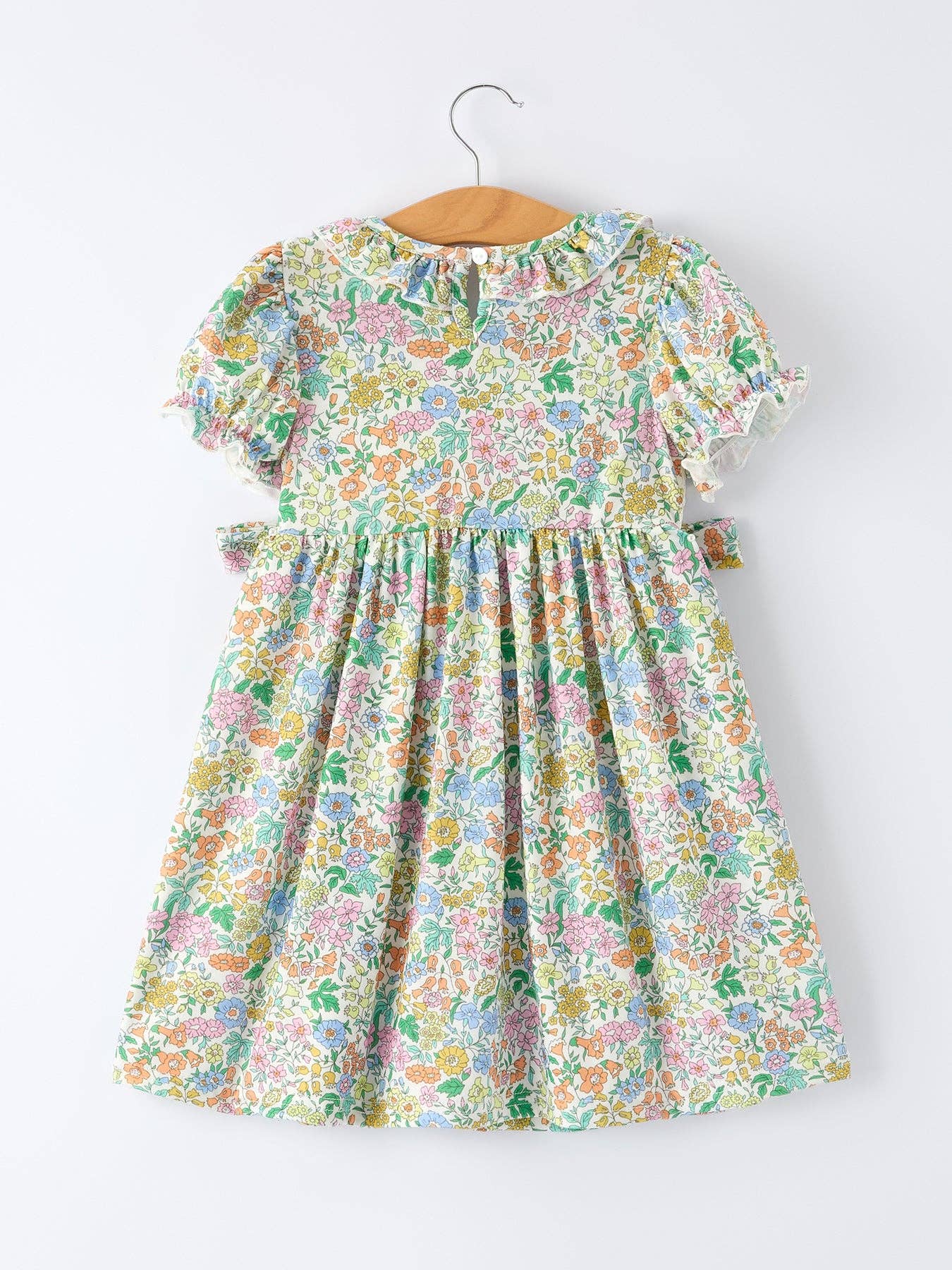"MAMA'S GIRL" Embroidered Smocked Dress