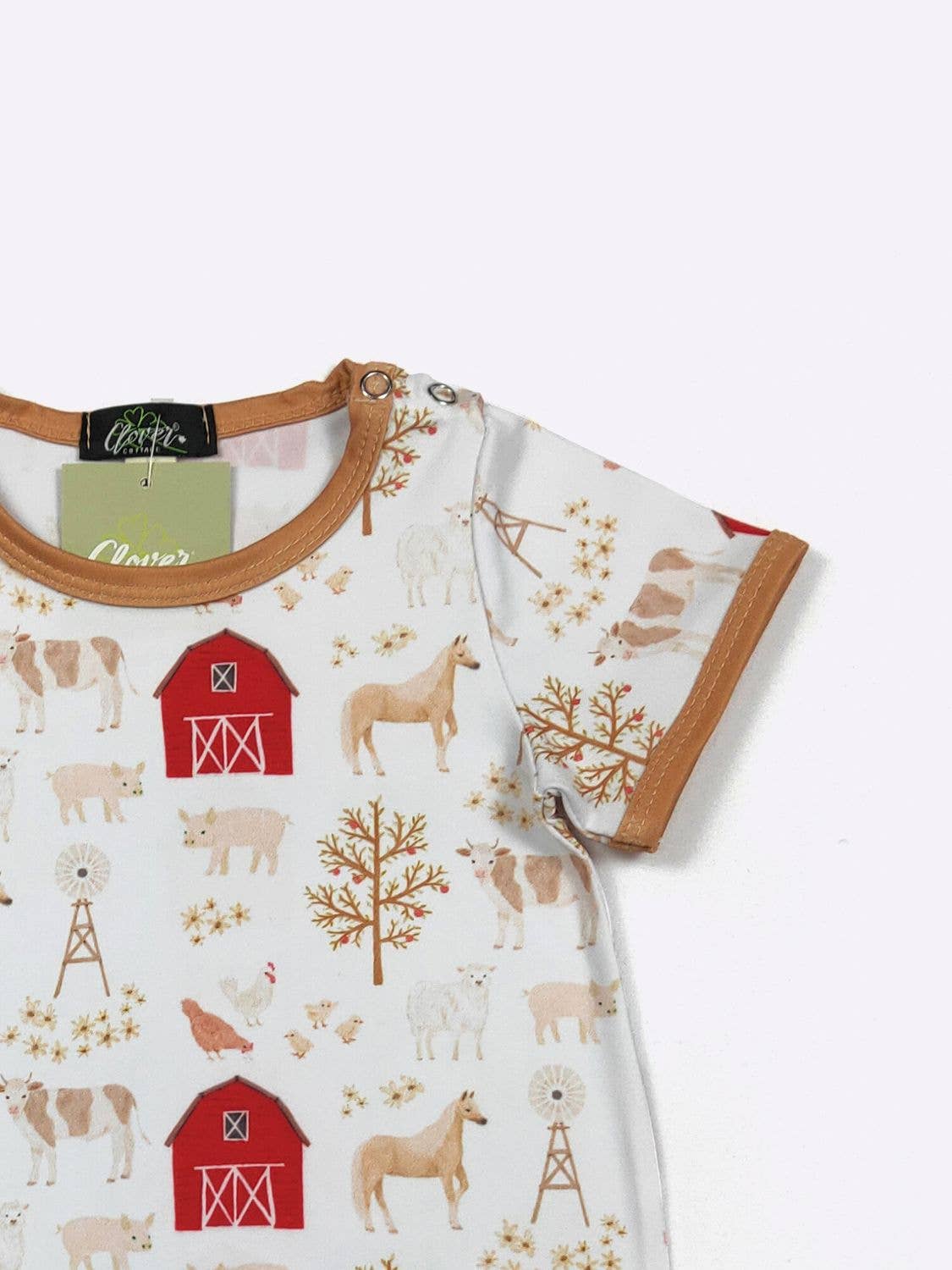 Apple Homestead Boy Romper