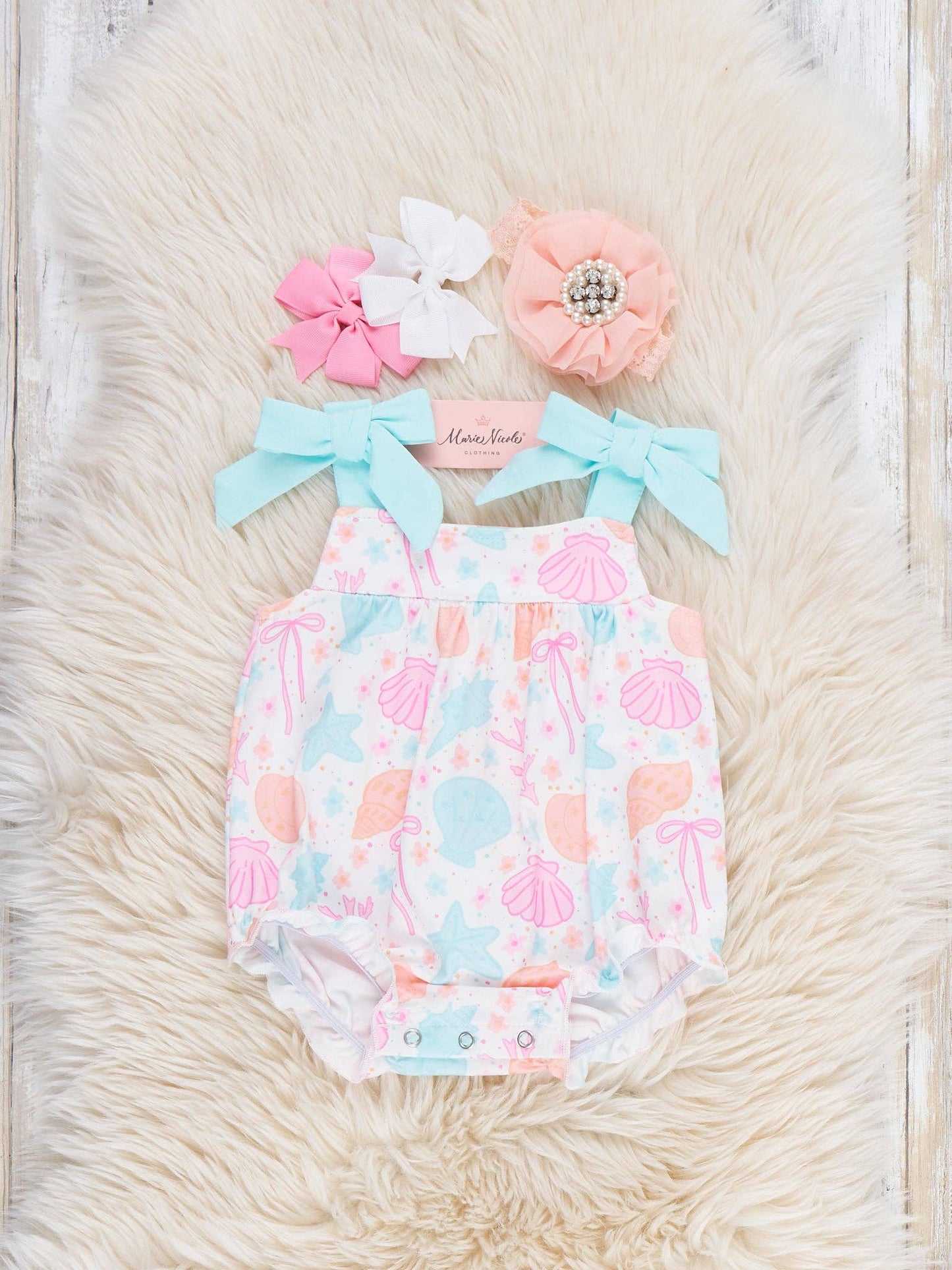Seashell Garden Bubble Romper