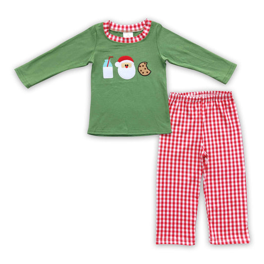 Green Santa Boys Set