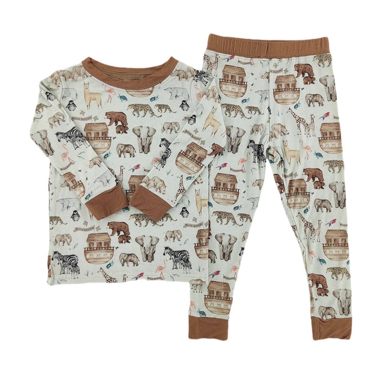 Noah's Ark Bamboo 2pc Pant Set