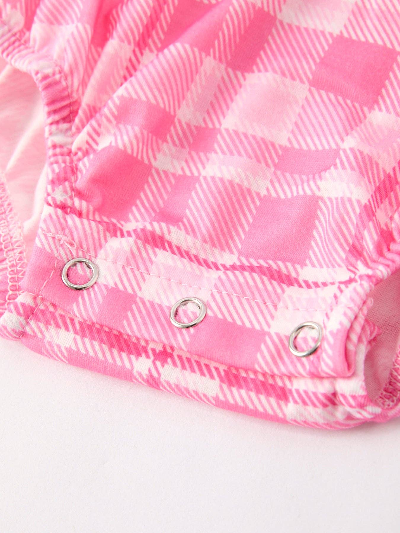 Pink Plaid Cross Bubble