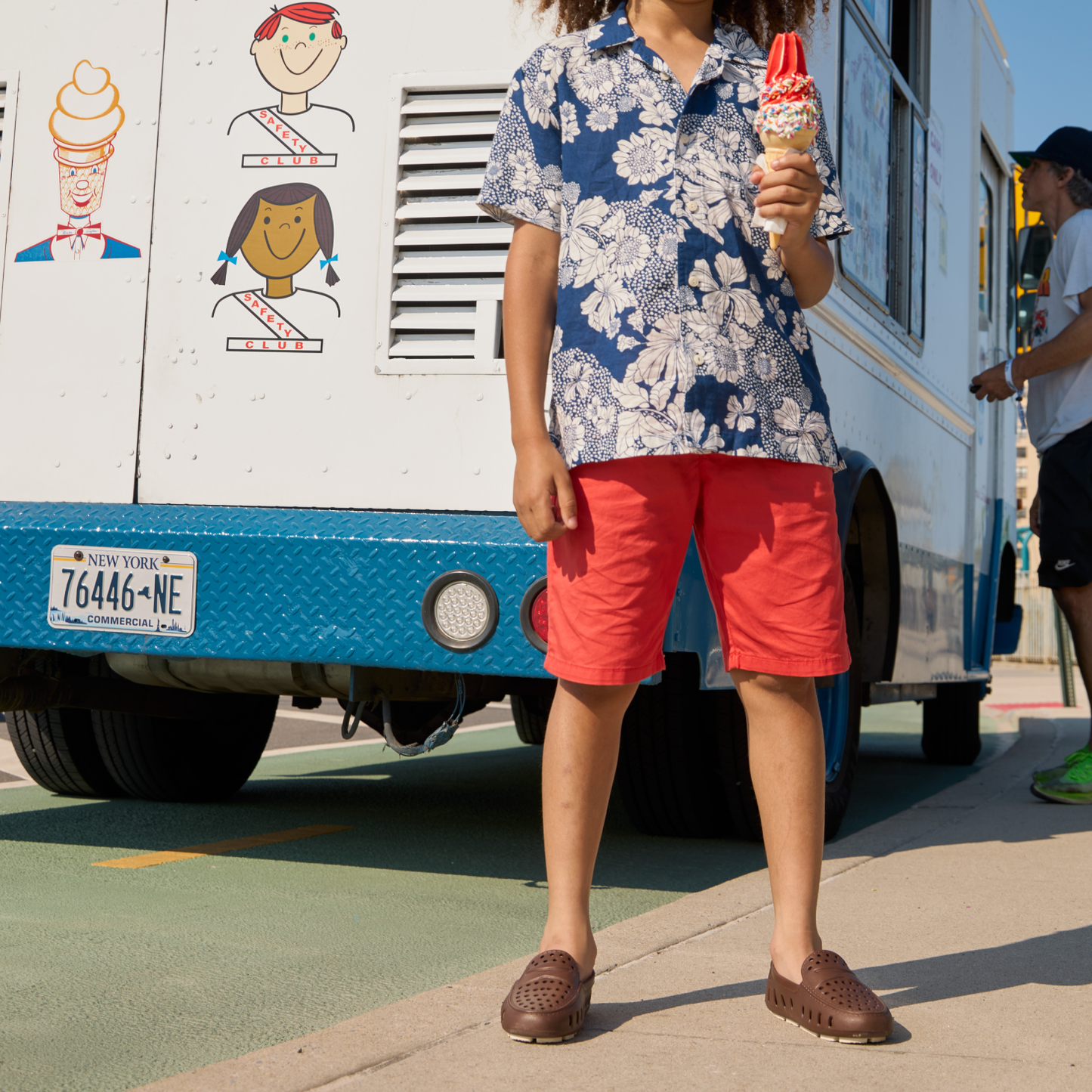 KIDS Floafer BROWN/COCONUT