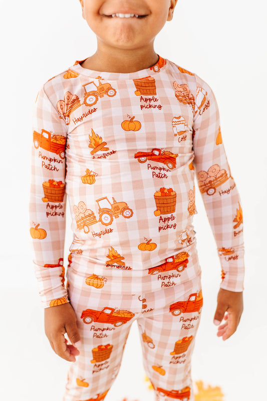 Harvest Hayride Kids Bamboo 2pc Pant Set