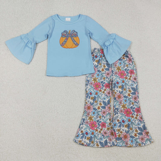 Blue Pumpkin Floral Pants Set