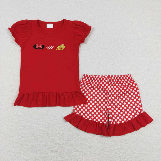 Minnie Polkadot Short Set