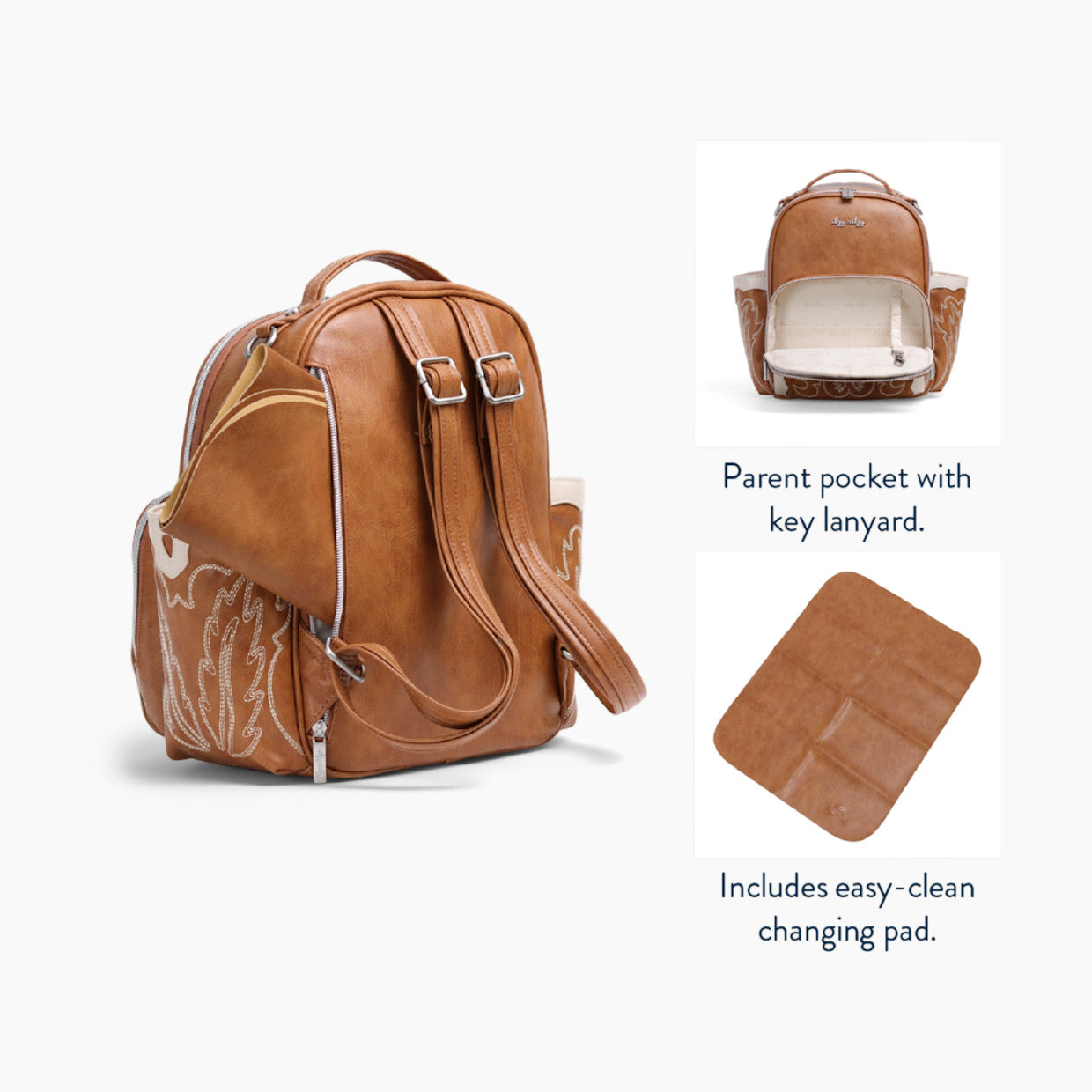 Nash Itzy Mini Plus Diaper Bag - Saddle