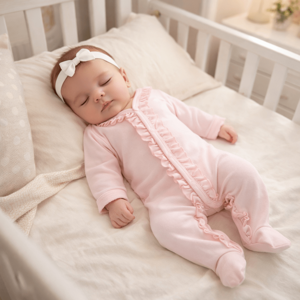 Pink Footie – Baby Girl Sleepwear