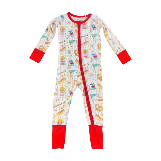 Baseball Snacks Bamboo Zippy