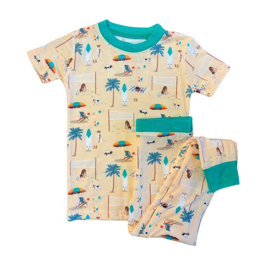 Beach Dog Bamboo 2pc Pant Set