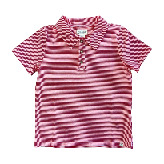 Red Striped Polo
